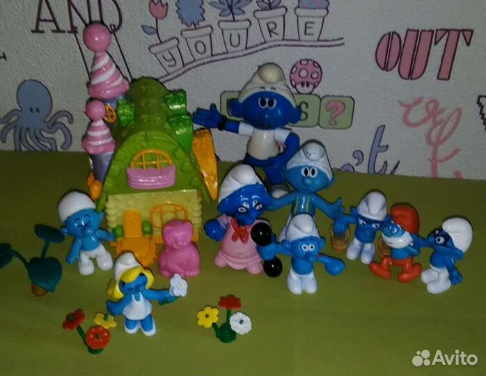 Игрушки Смурфики