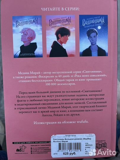 Книга большой дневник Синтонимы