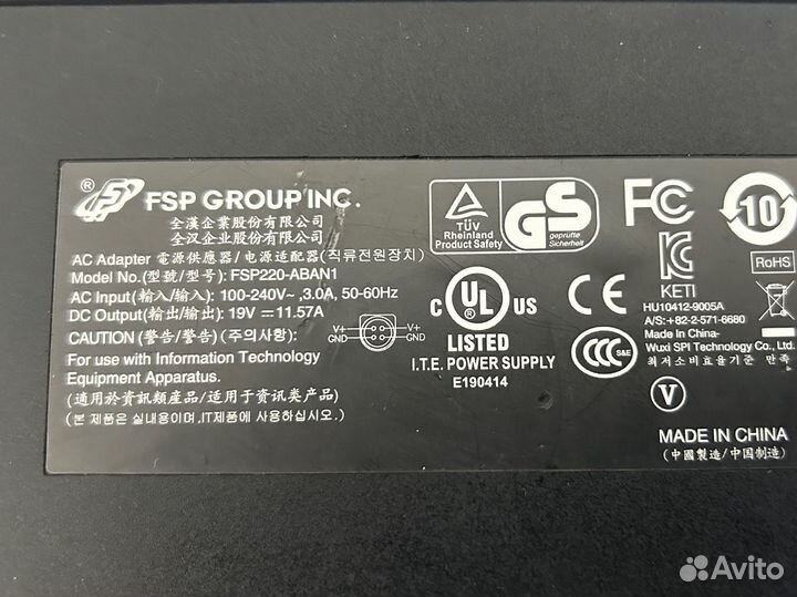 Блок питания FSP220-aban1 19V 11.57A