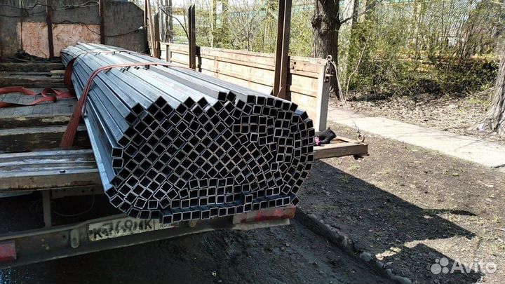 Профиль квадратный алюминиевый 40х40х3, длина 6 м, марка ад31Т1