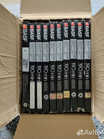 Коробки пустые от ленты BASF для катушек 27 см