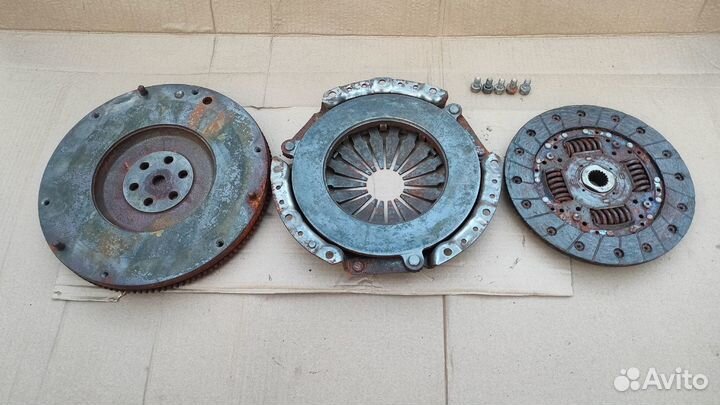 Маховик, корзина, диск Hyundai Solaris I, Kia Rio