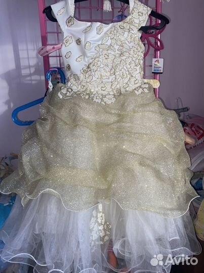 Платье для принцессы 3-5 лет
