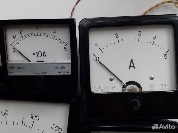Вольтметр и амперметры СССР