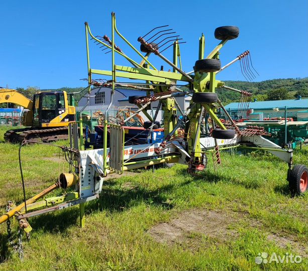 Грабли Claas Валкоукладчик двухроторный с укладкой по центру (Liner), 2000