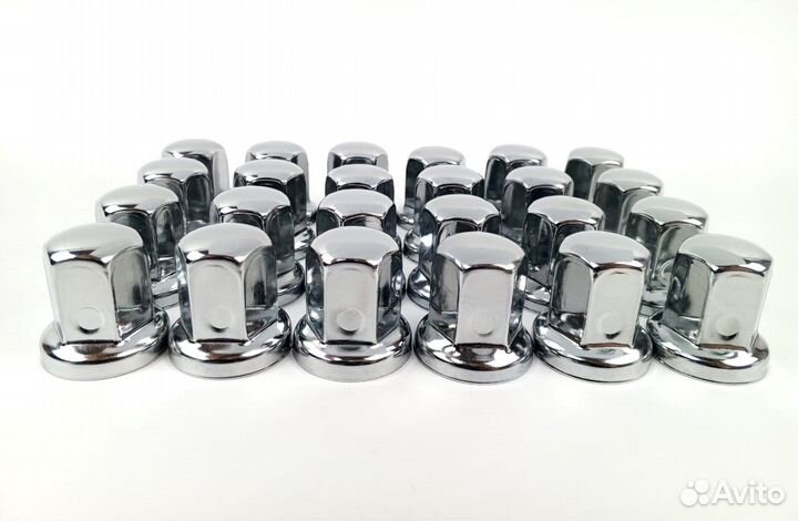 Колпачки на газель нержавейка 24шт на все колеса