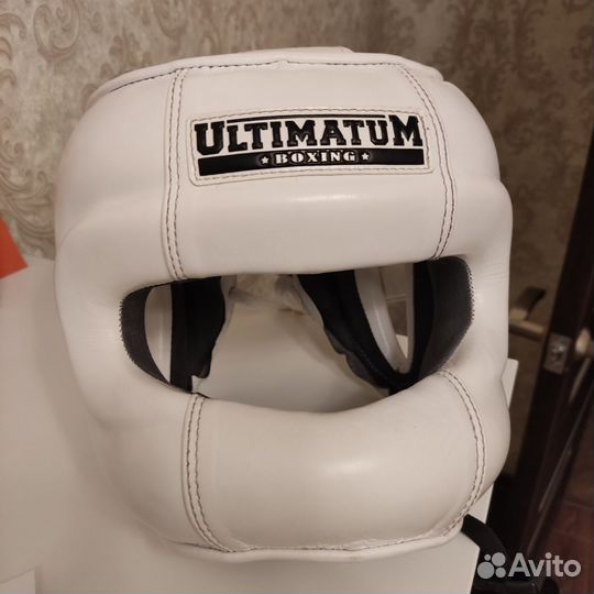 Боксерский шлем с бампером ultimatum boxing