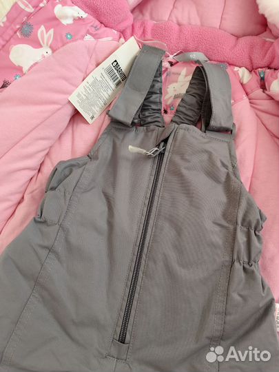 Комплект зимний для девочки, новый. 92