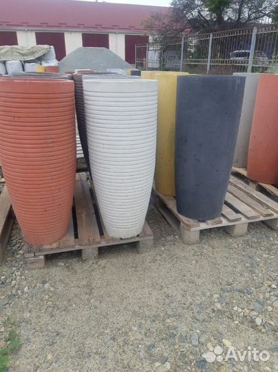 Кашпо из бетона в наличии и под заказ