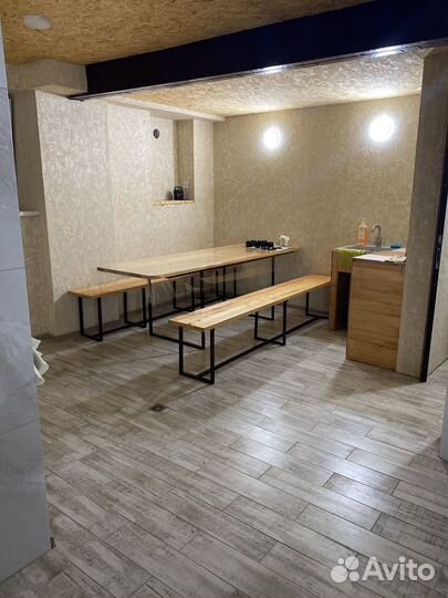 Баня на дровах с теплым бассейном