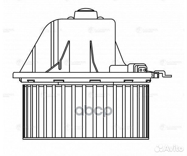 Э/вентилятор отоп. для а/м VW Transporter T4