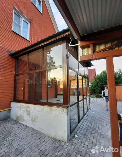 Остекление окон и балконов пвх