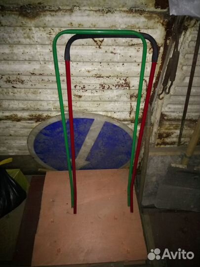 Сани детские с ручкой