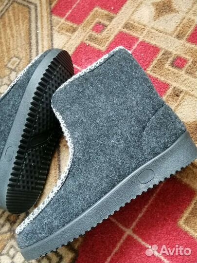 Полусапожки войлочные