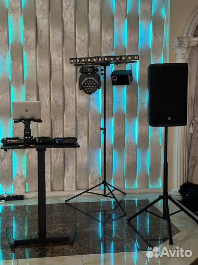 RGB лазер (2w-45kpp), LED Bar, голова Wash