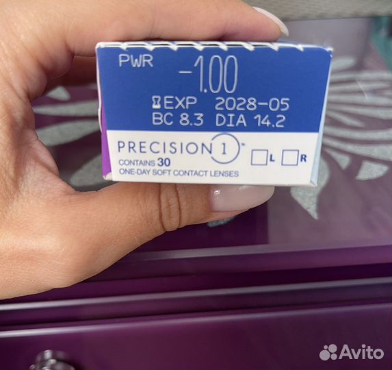 Контактные линзы ежедневные -1.00 alcon