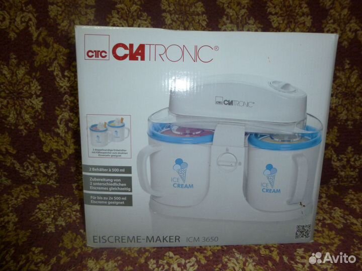 Мороженица Clatronic ICM 3650 weiss