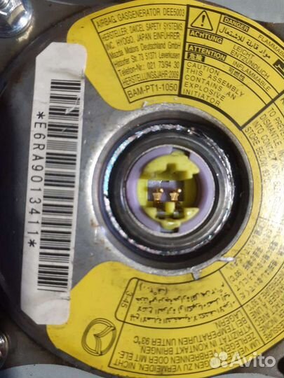 Мазда 6 gh подушка безопасности в руль