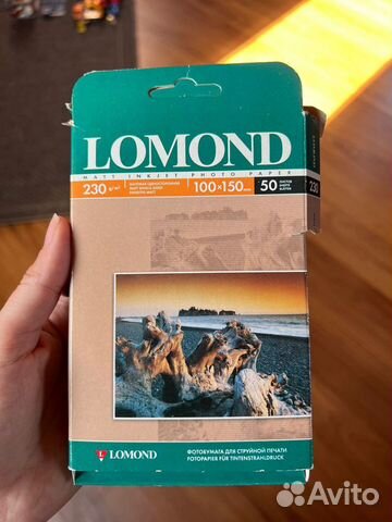Фотобумага Lomond 10х15, 50 листов