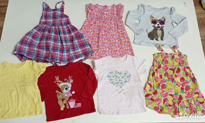 Пакет бу вещей на девочку 104, на 4 года +
