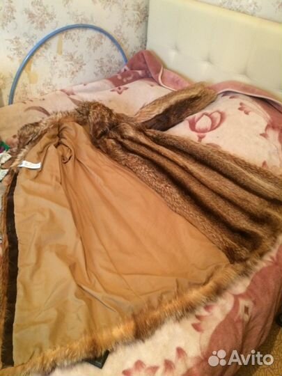 Шуба из канадского енота