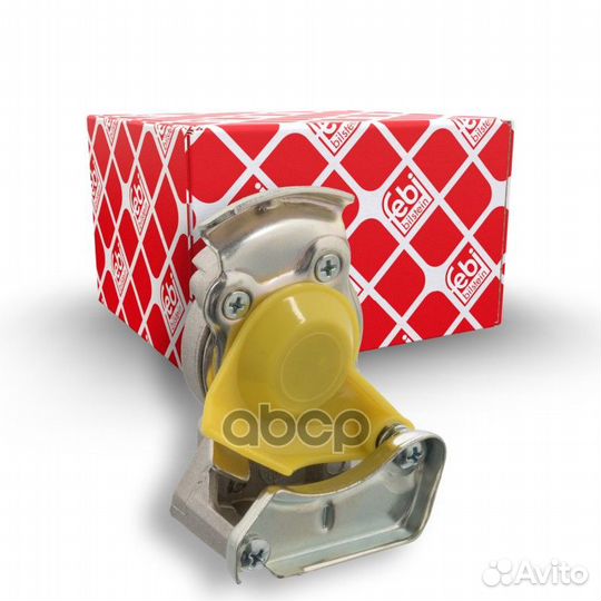 Головка соединительная без клапана желтая M16x1