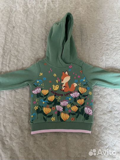 Толстовка для девочек на флисе