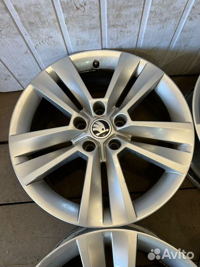 Оригинальные диски Skoda R17, 5:112, цо 57.1
