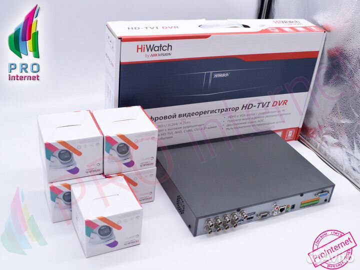 Видеокамеры купольные уличные 5Mpx ColorVu