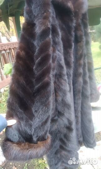 Шуба+шапка норка 54-56р