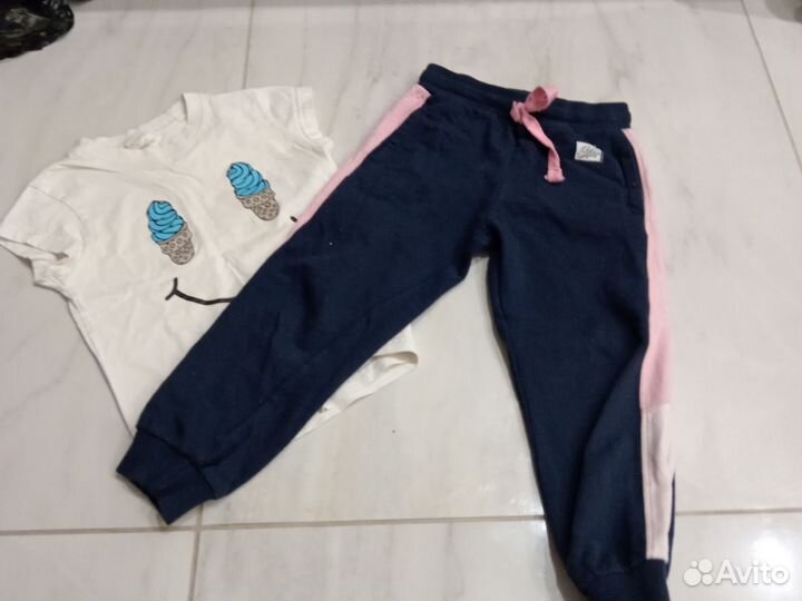 Вещи пакетом на девочку4-5лет