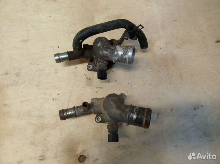 Тройник системы охлаждения рио 3 солярис