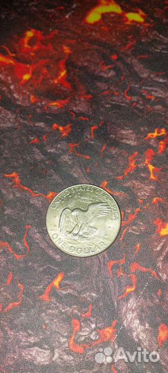 Монета США 1 доллар 1974 года liberty