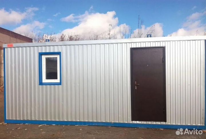 Бытовка блок-контейнер для хранения, с утеплением