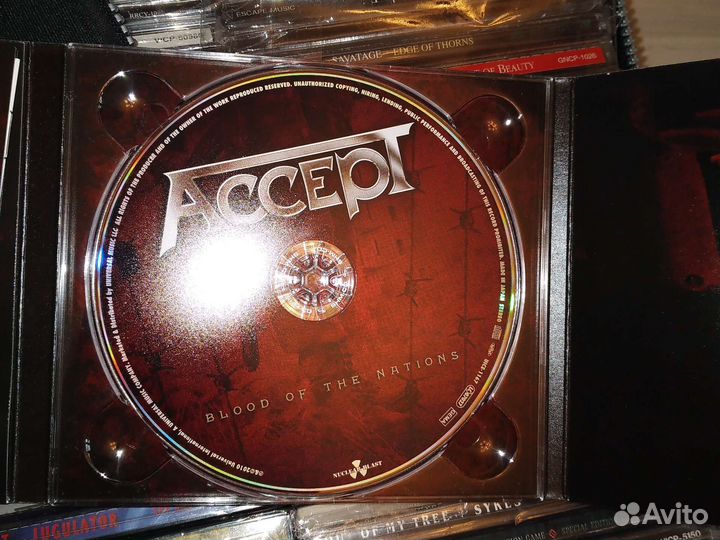 CD Accept–Blood Of The Nations Japan