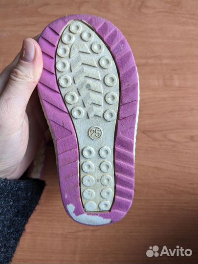 Сапожки для девочки 25