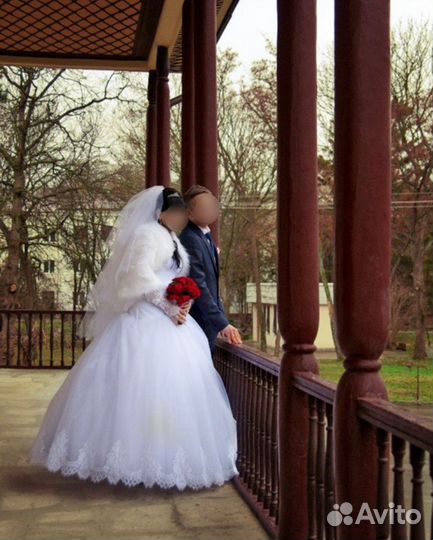 Свадебное платье 42 44 пышное