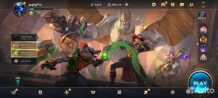 Донат в League of legends Wild Rift Cores