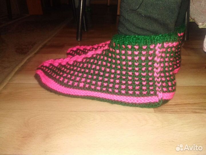 Носки с узором