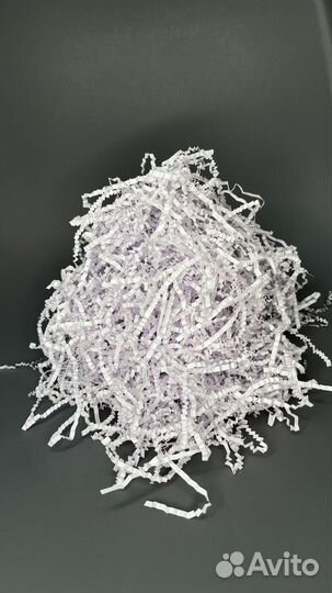 Бумажный наполнитель для подарков, Белый