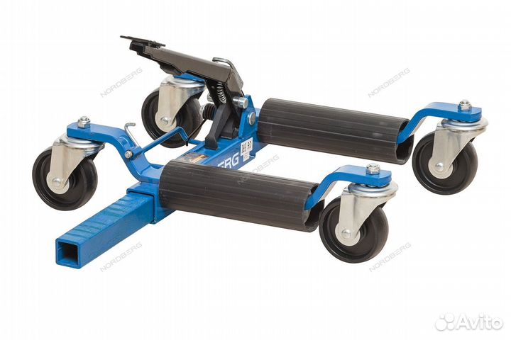 Домкрат подкатной для перемещения авто без колес