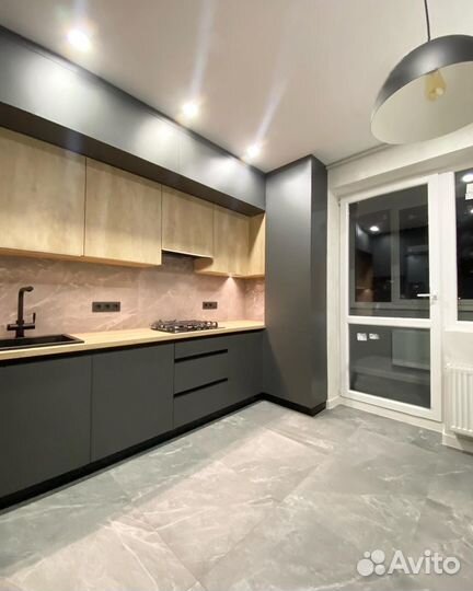 Кухонный гарнитур. Кухня с антресолями ксп:27353