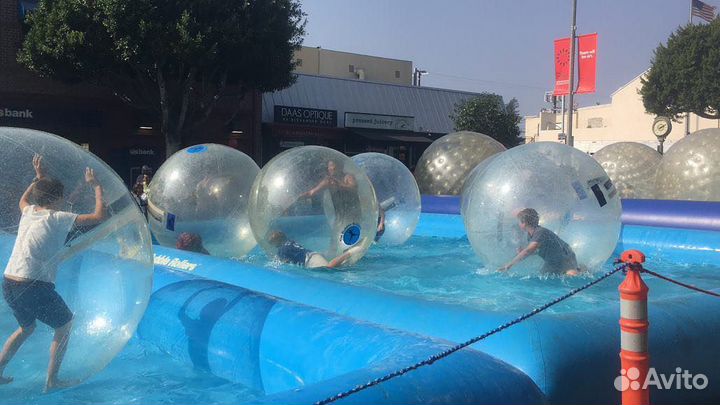 «Аквазорб» - водный шар прозрачный надувной из тпу