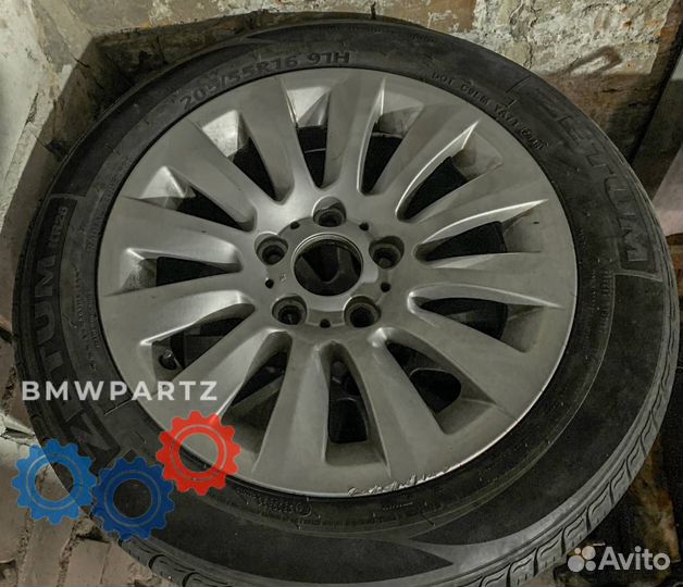 Комплект колес R16x7 5x120 (Zetum KR26 205/55)