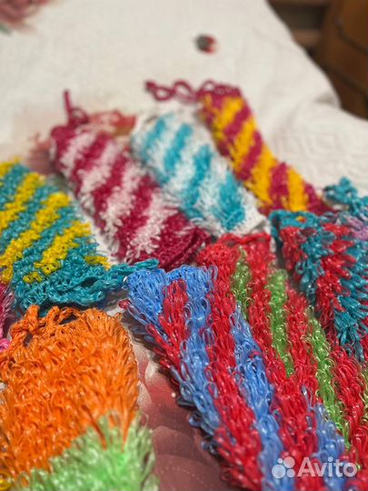 Мочалка ручной работы