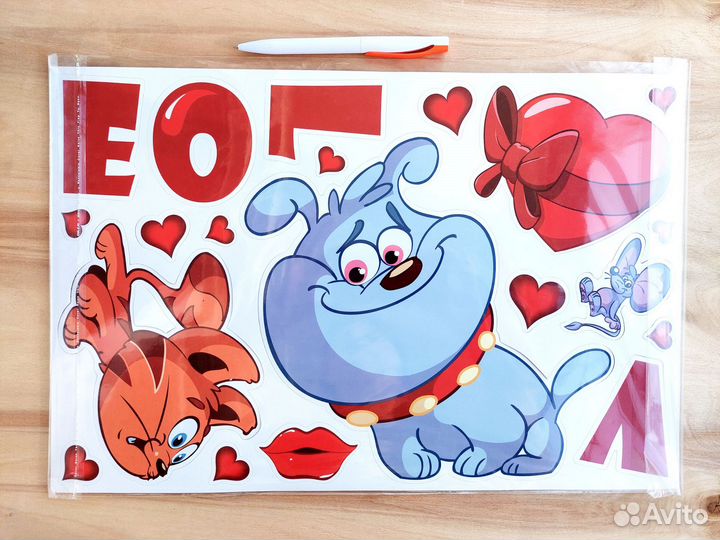 Магнит love (набор декоративных магнитов)