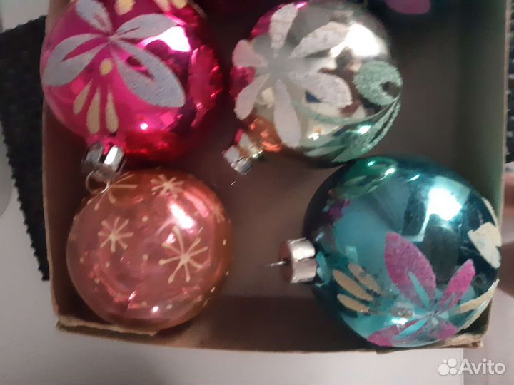 Елочные игрушки СССР шары