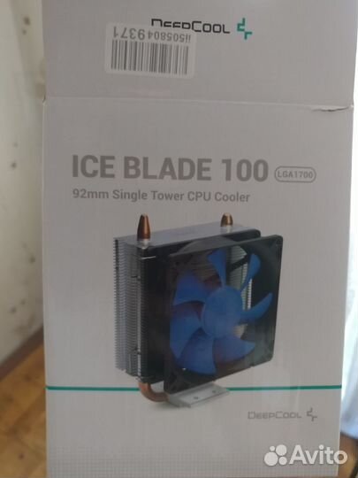 Кулер для процессора am4 ice blade 100
