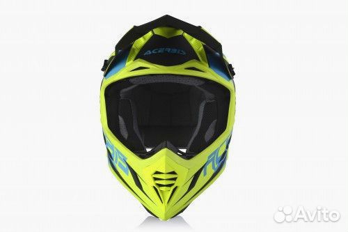 Кроссовый шлем Acerbis X-track Light Blue/Fluo