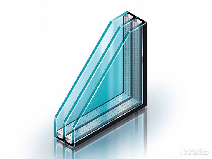 Ремонт окон, стеклопакет Однокамерный RAL8921